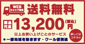 WEBショップ送料無料